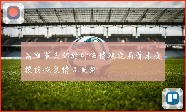 高准翼头部缝针伤情稳定眉骨未受损伤恢复情况良好