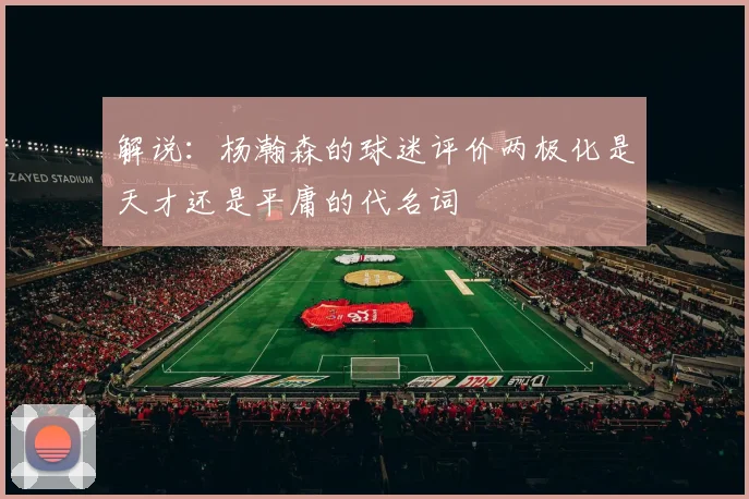 解说：杨瀚森的球迷评价两极化是天才还是平庸的代名词